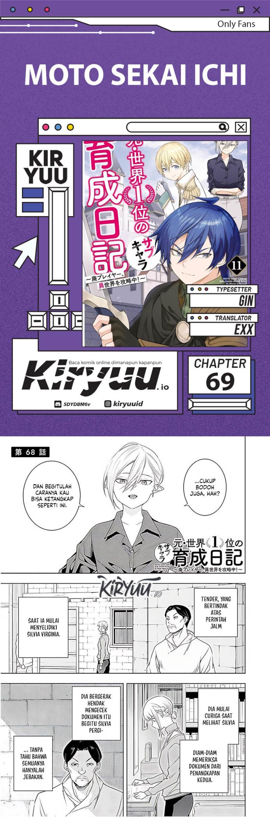 Moto Sekai Ichi’i Subchara Ikusei Nikki: Hai Player Isekai wo Kouryakuchuu! Chap 69 - Next Chap 70