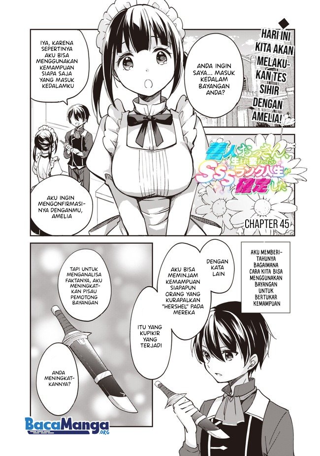 Zennin Ossan, Umarekawattara SSS Rank Jinsei ga Kakutei shita Chap 45 - Next Chap 46