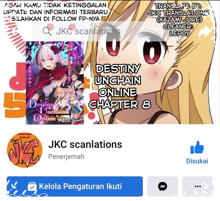 Destiny Unchain Online Chap 8 - Next Chap 9