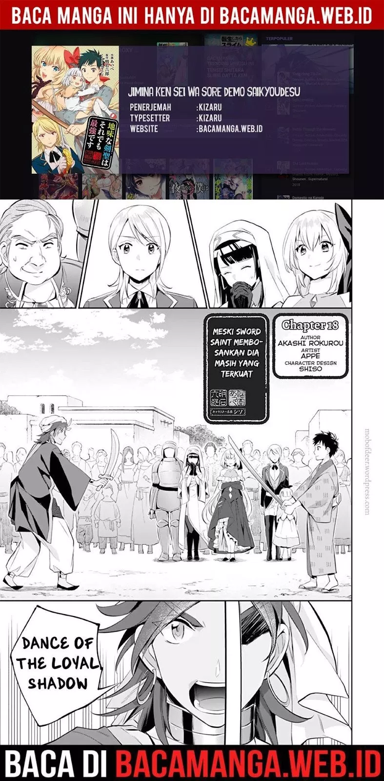 Jimi na Kensei wa Sore Demo Saikyou desu Chap 18 - Next Chap 19