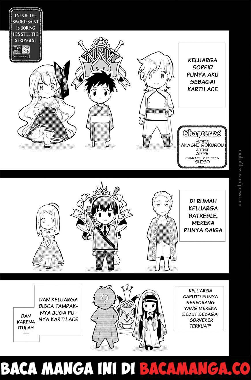 Jimi na Kensei wa Sore Demo Saikyou desu Chap 26 - Next Chap 27