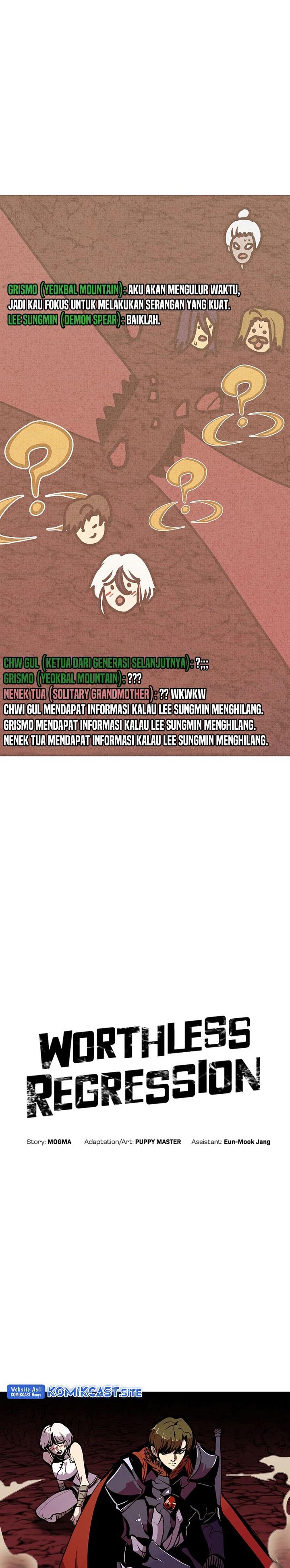 Worthless Regression Chap 59 - Next Chap 60