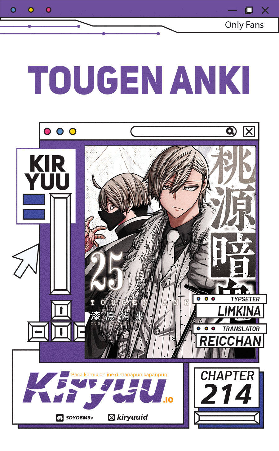 Tougen Anki Chap 214 - Next Chap 215