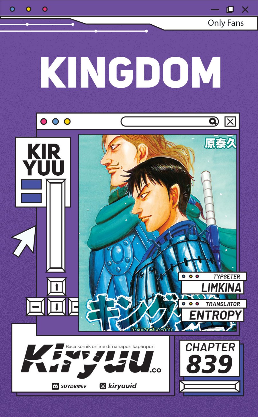 Kingdom Chap 839 - Next Chap 840