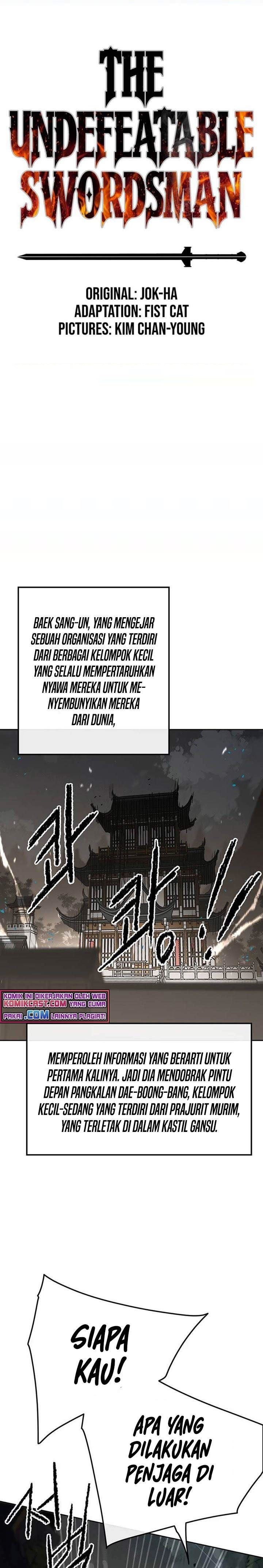 The Undefeatable Swordsman Chap 90 - Next Chap 91