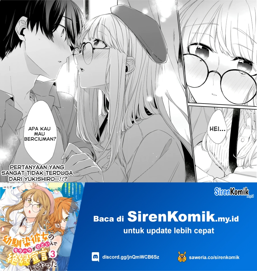 Osananajimi Kanojo no Morahara ga Hidoin de Zetsuen Sengen shite Yatta Chap 22.2 - Next Chap 23.2