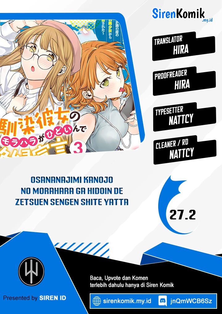 Osananajimi Kanojo no Morahara ga Hidoin de Zetsuen Sengen shite Yatta Chap 27.2 - Next Chap 28.2