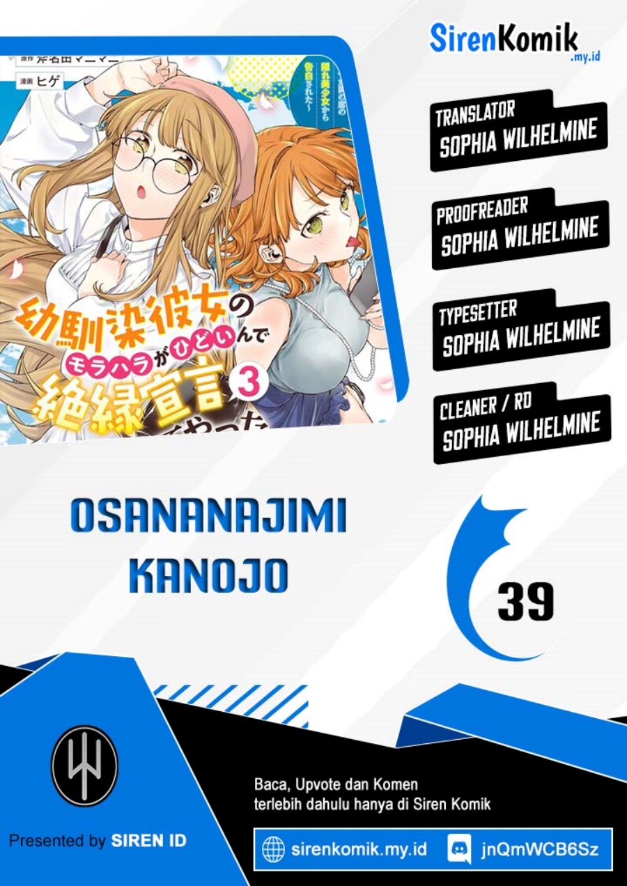 Osananajimi Kanojo no Morahara ga Hidoin de Zetsuen Sengen shite Yatta Chap 39 - Next Chap 40