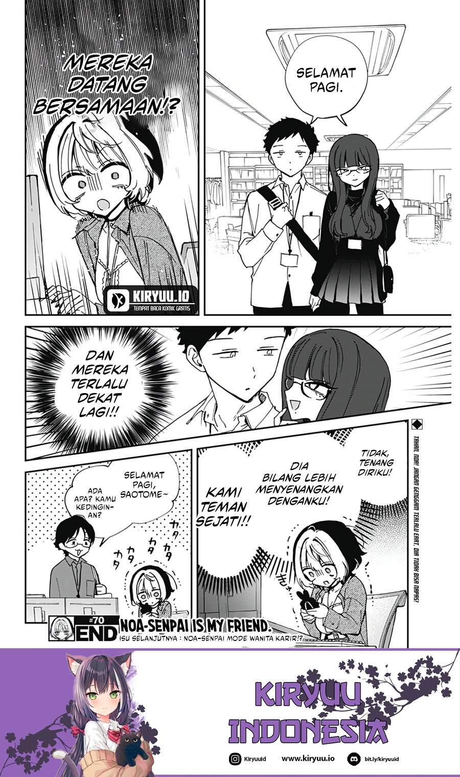 Noa-senpai wa Tomodachi. Chap 70 - Next Chap 71