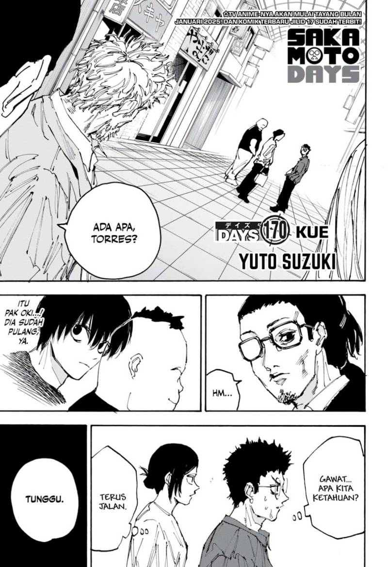 Sakamoto Days Chap 170 - Next Chap 171