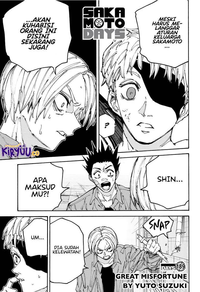 Sakamoto Days Chap 189 - Next Chap 190