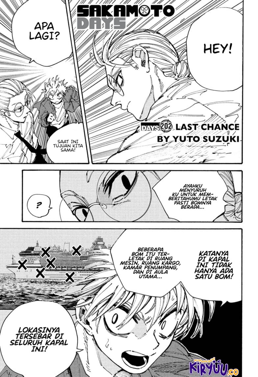 Sakamoto Days Chap 202 - Next Chap 203