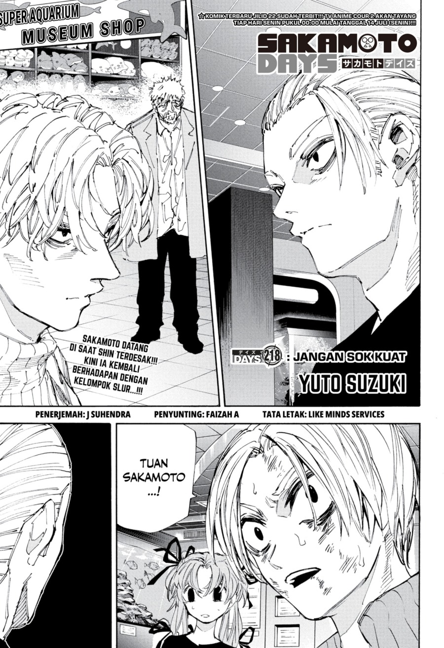Sakamoto Days Chap 218 - Next Chap 219