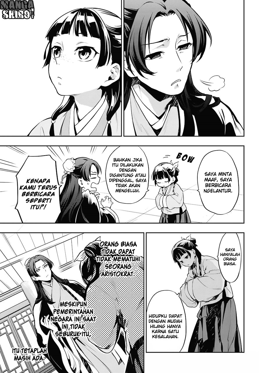 Kusuriya no Hitorigoto Chap 15 - Next Chap 16