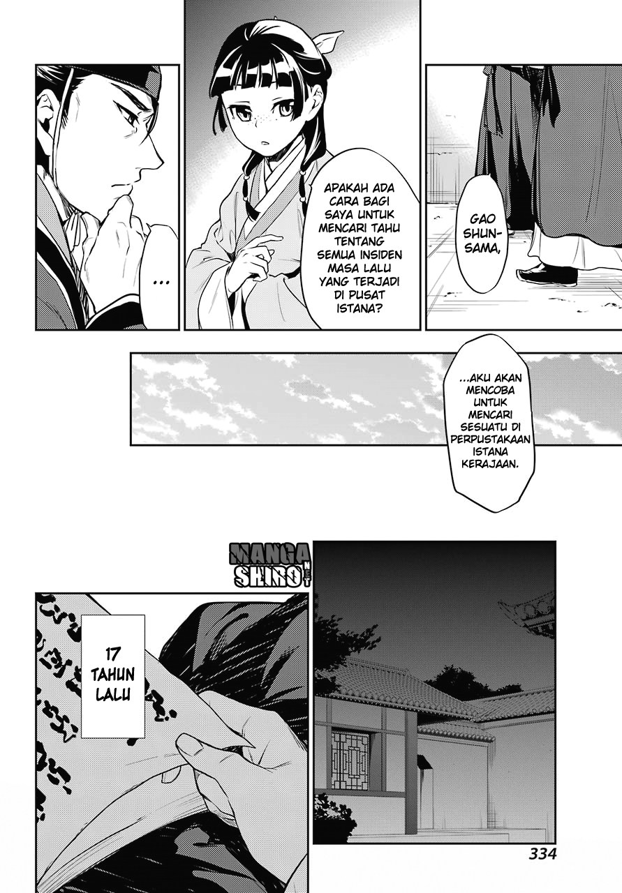 Kusuriya no Hitorigoto Chap 16 - Next Chap 17