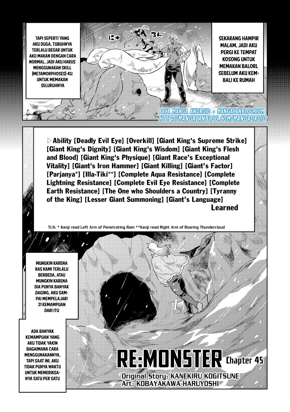 Re:Monster Chap 45 - Next Chap 46