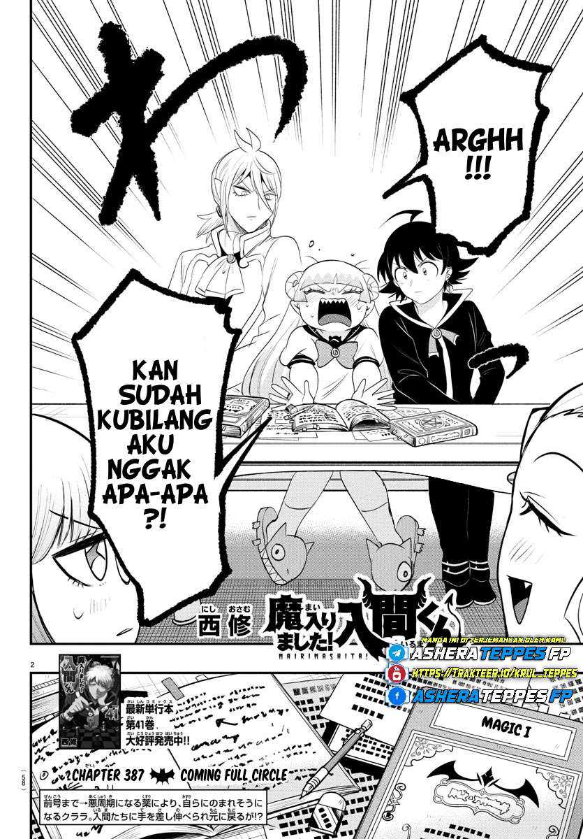 Mairimashita! Iruma-kun Chap 387 - Next Chap 388
