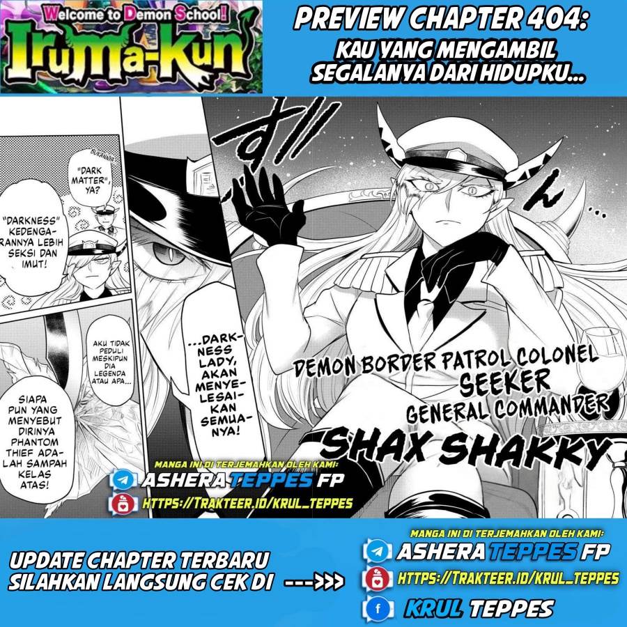 Mairimashita! Iruma-kun Chap 396 - Next Chap 397