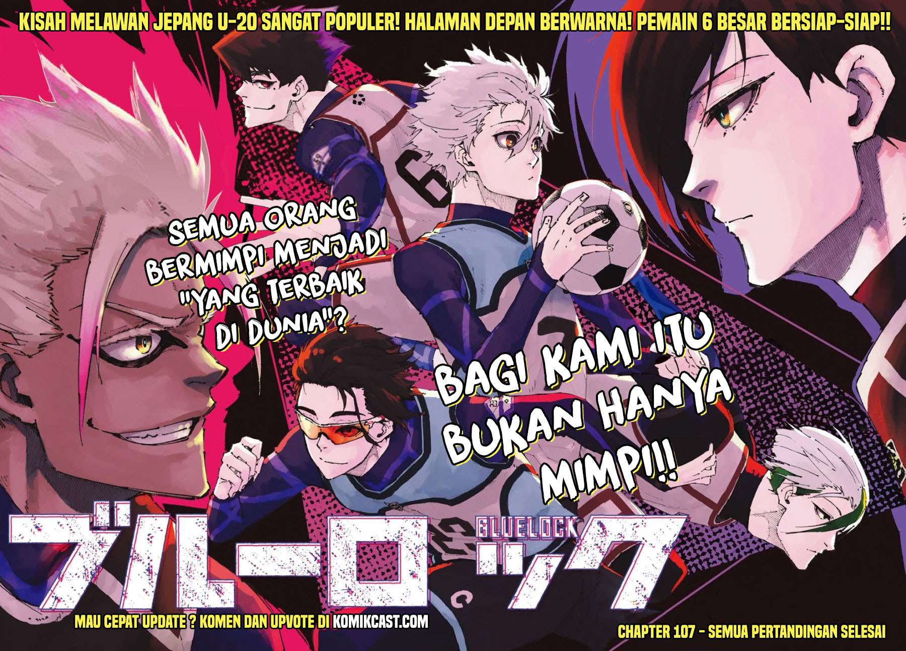 Blue Lock Chap 107 - Next Chap 108