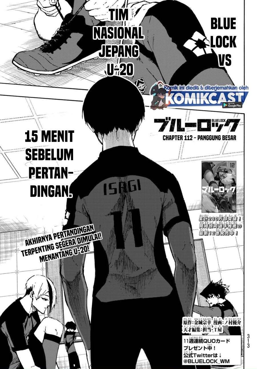 Blue Lock Chap 112 - Next Chap 113