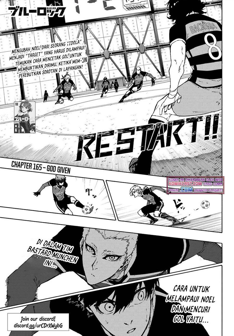 Blue Lock Chap 165 - Next Chap 166