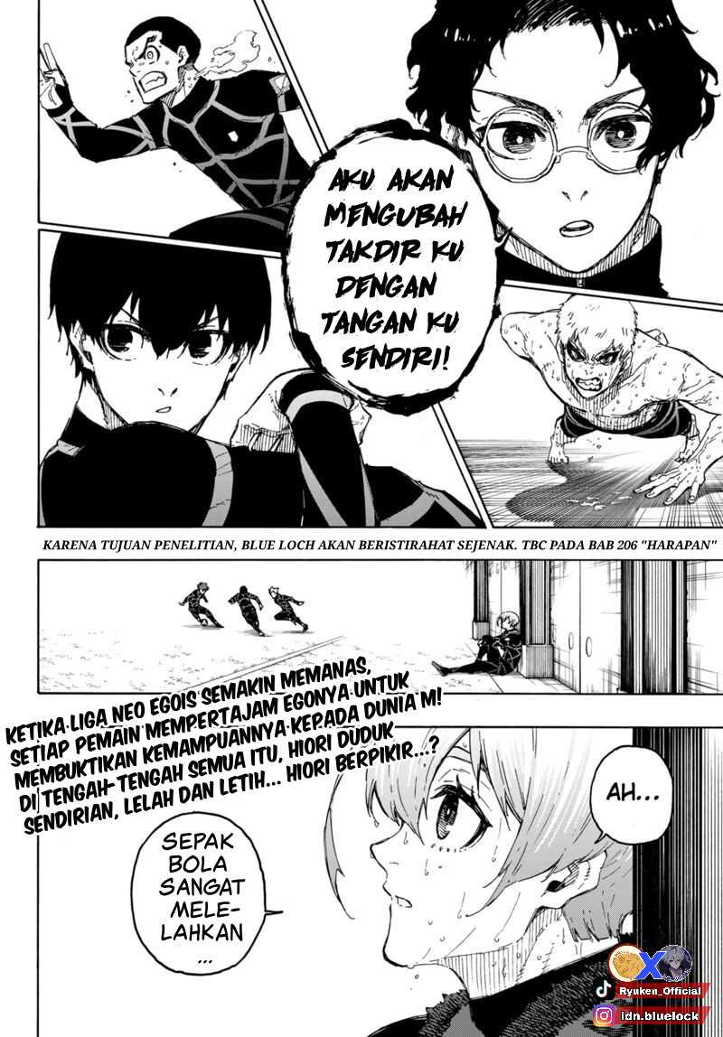 Blue Lock Chap 205 - Next Chap 206
