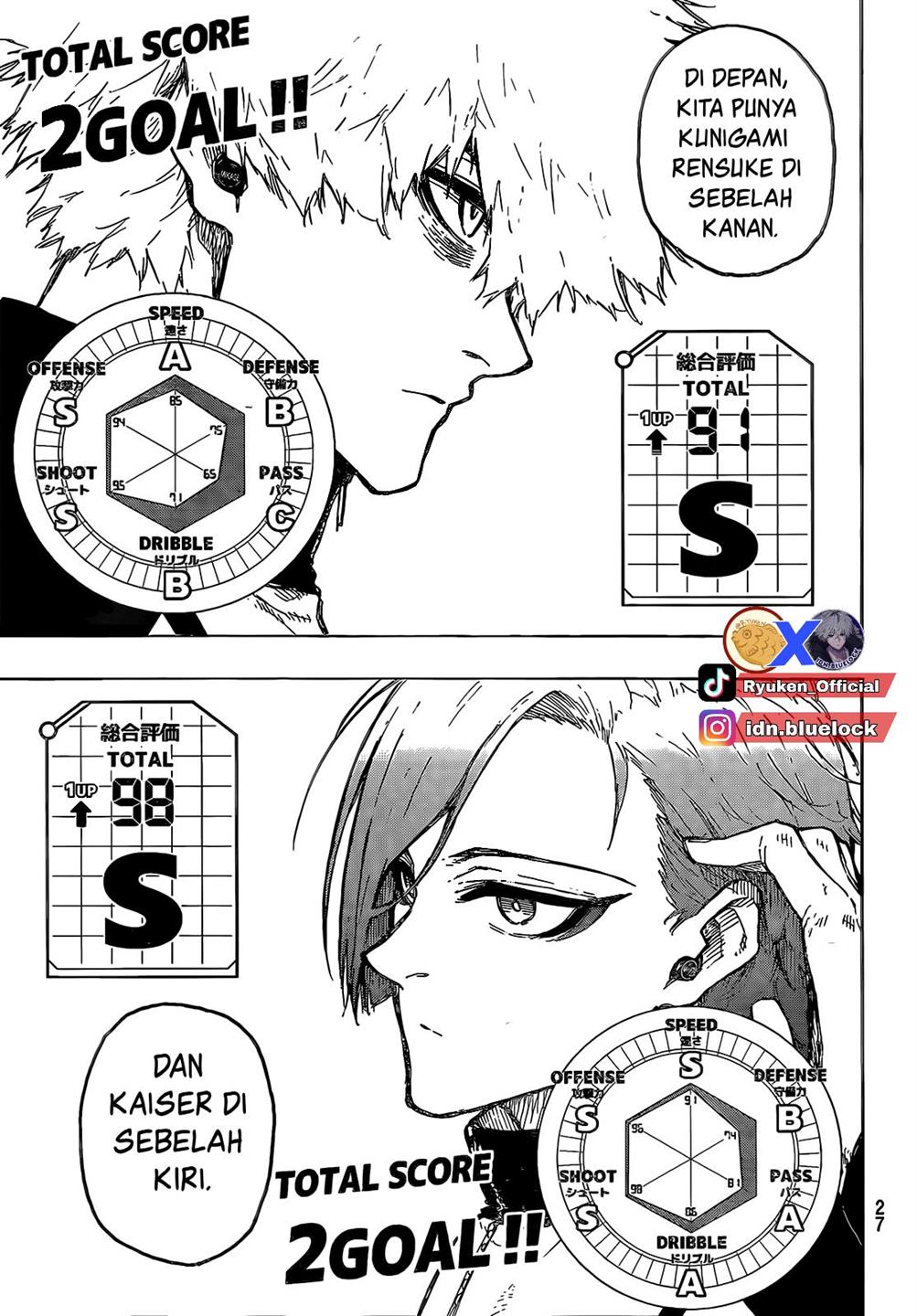 Blue Lock Chap 209 - Next Chap 210