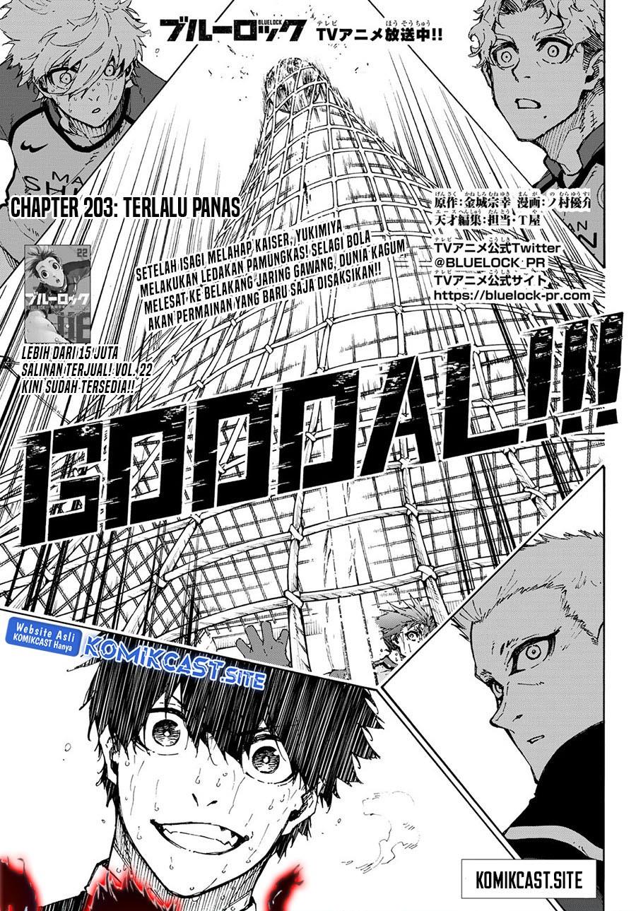 Blue Lock Chap 203 - Next Chap 204