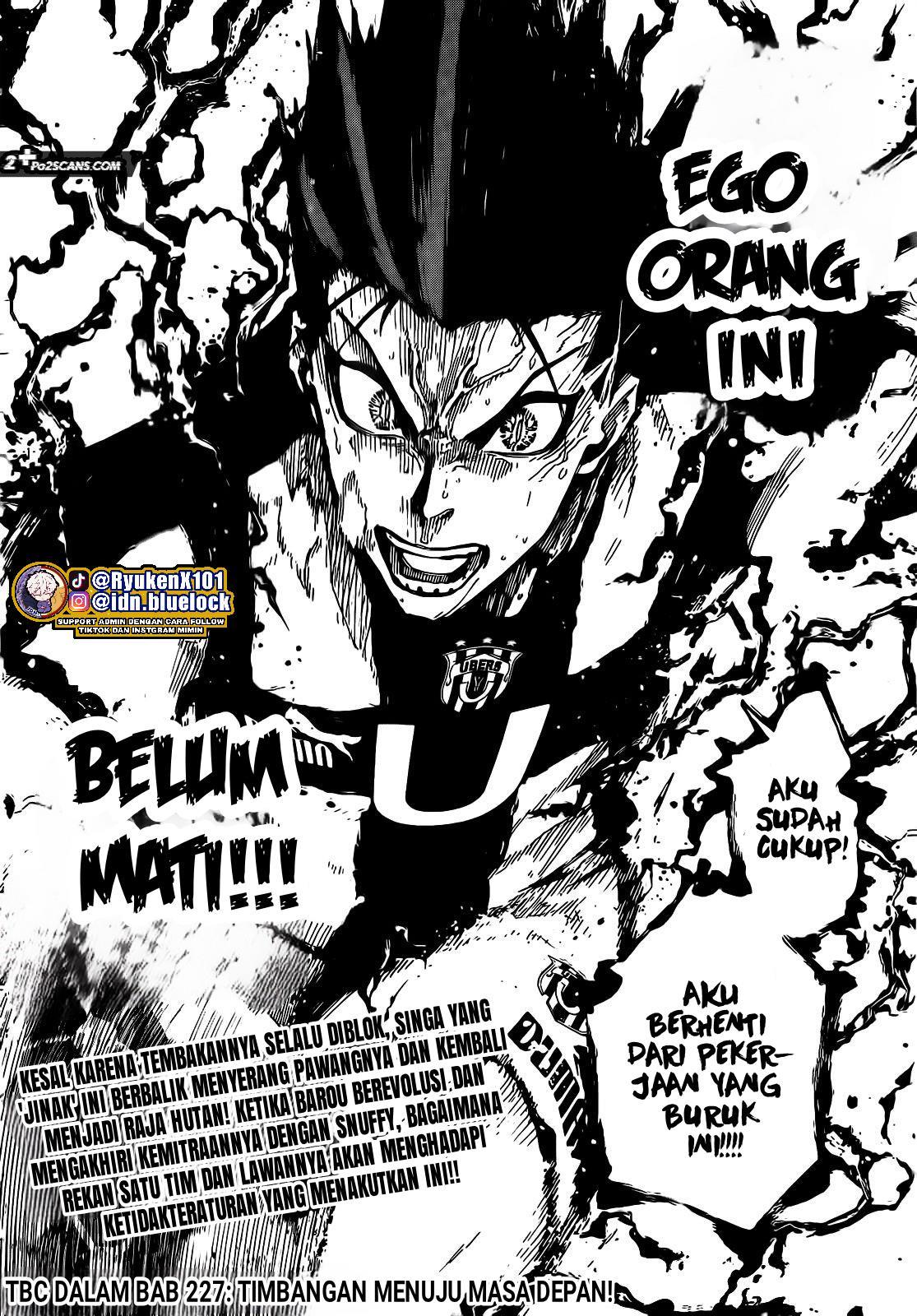 Blue Lock Chap 226 - Next Chap 227