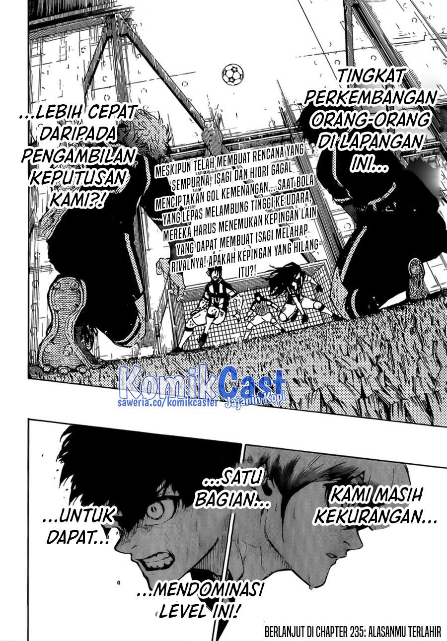 Blue Lock Chap 234 - Next Chap 235