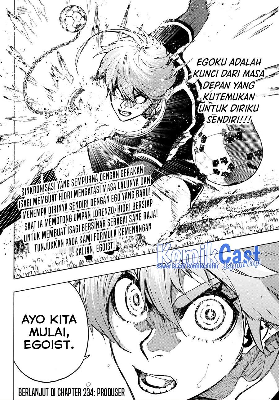Blue Lock Chap 233 - Next Chap 234