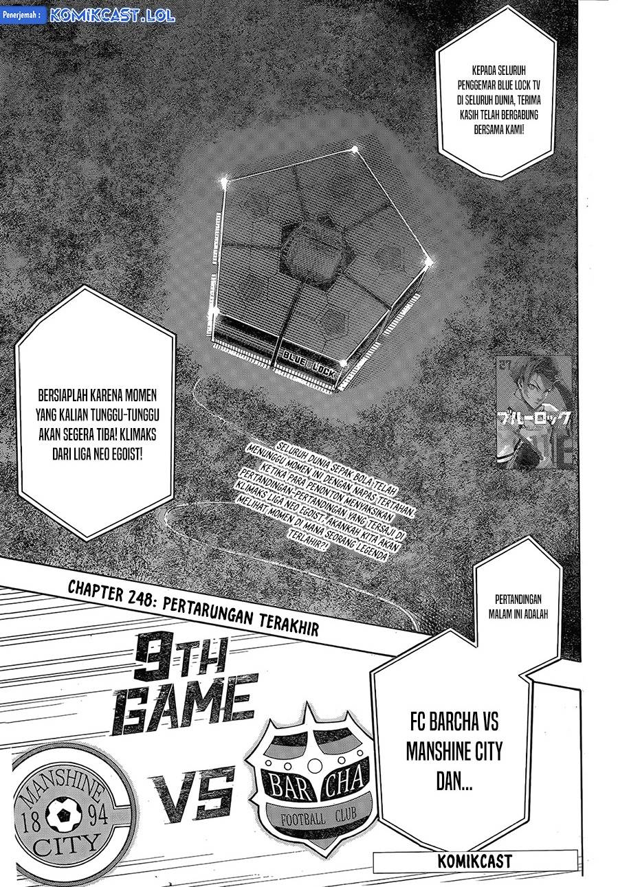 Blue Lock Chap 248 - Next Chap 249