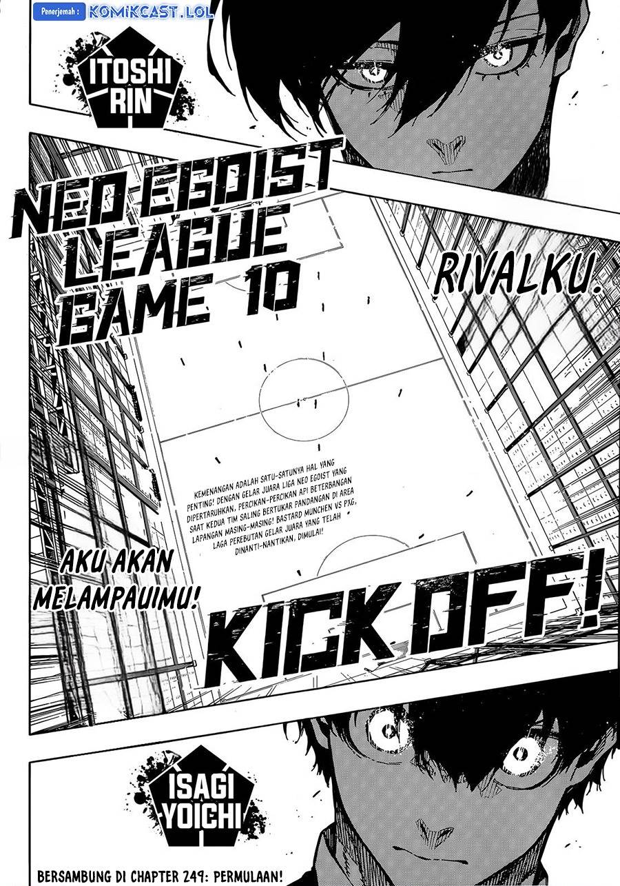 Blue Lock Chap 248 - Next Chap 249