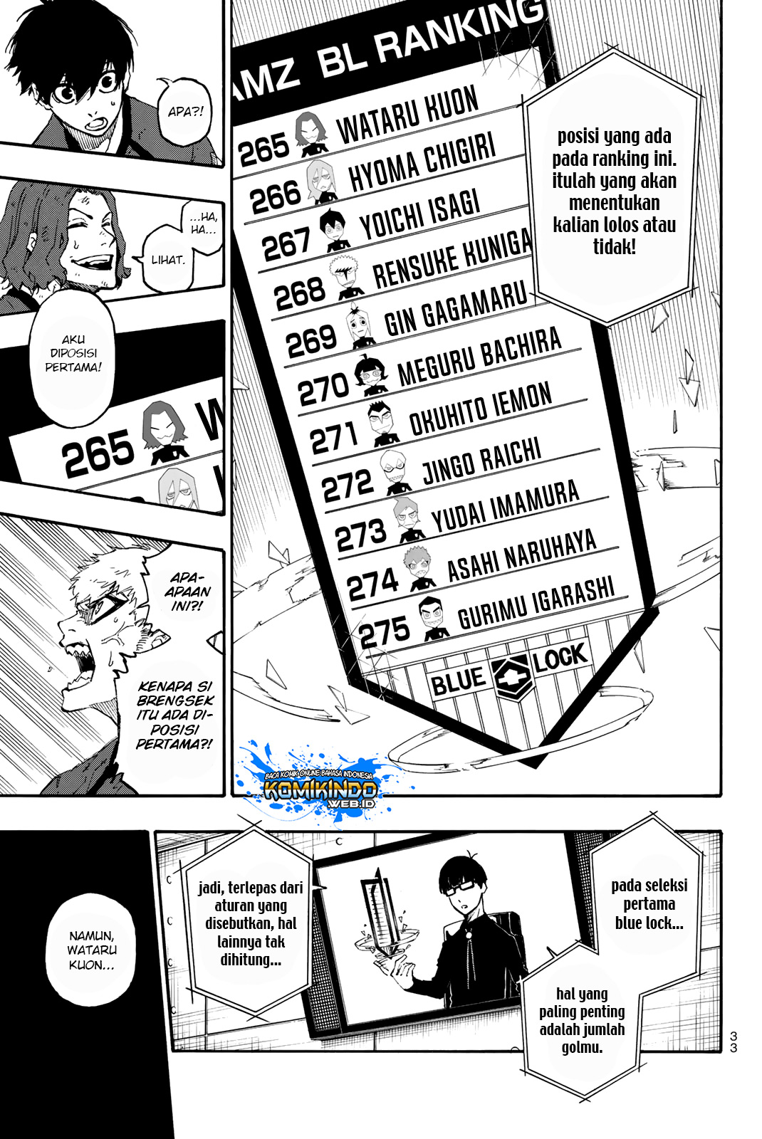 Blue Lock Chap 24 - Next Chap 25