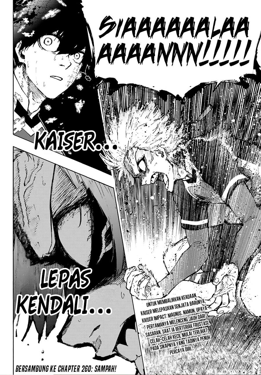 Blue Lock Chap 259 - Next Chap 260