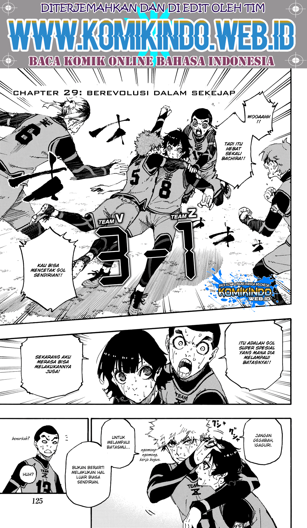 Blue Lock Chap 29 - Next Chap 30