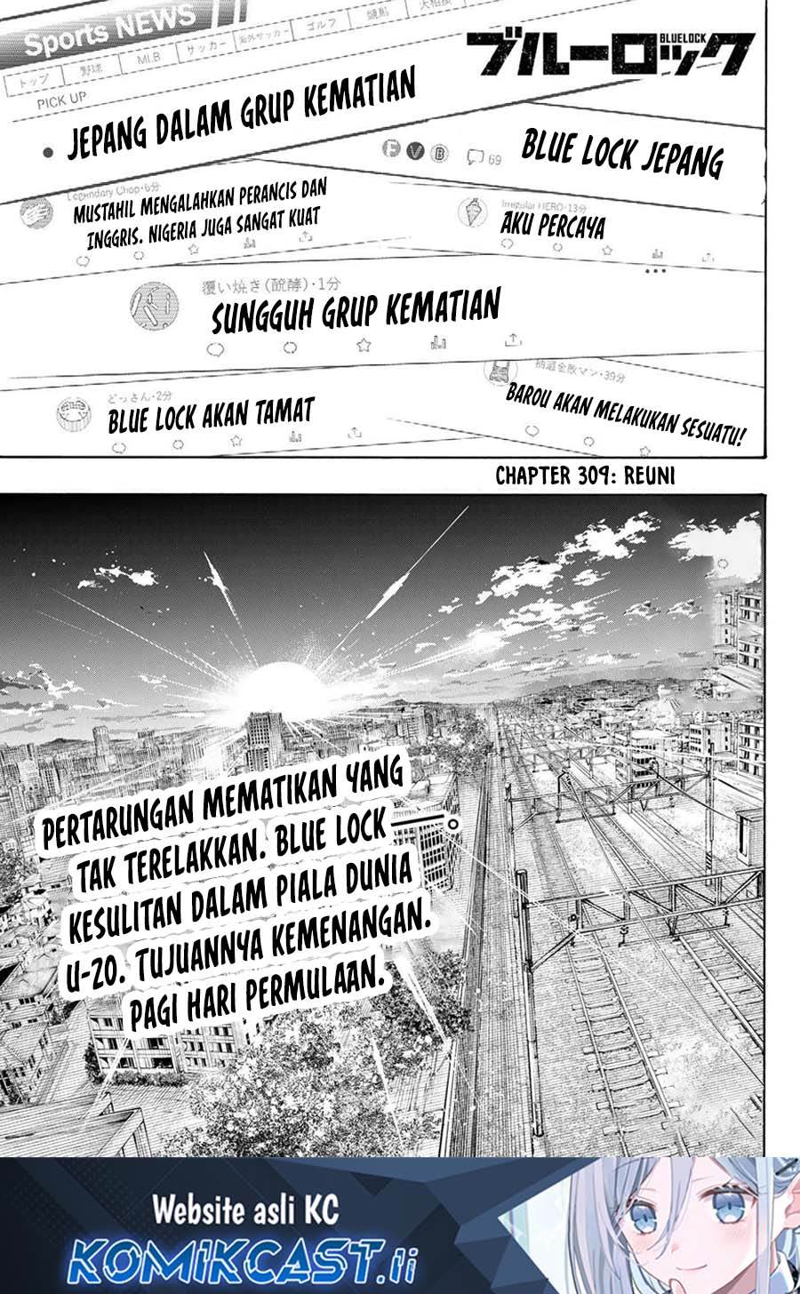 Blue Lock Chap 309 - Next Chap 310