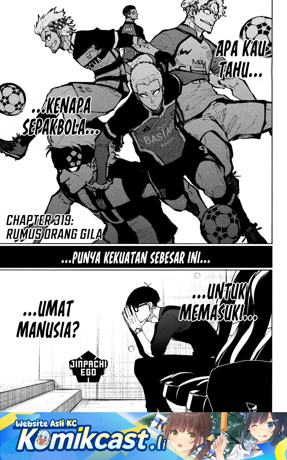 Blue Lock Chap 319 - Next Chap 320