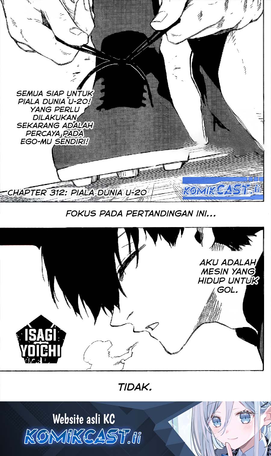 Blue Lock Chap 312 - Next Chap 313