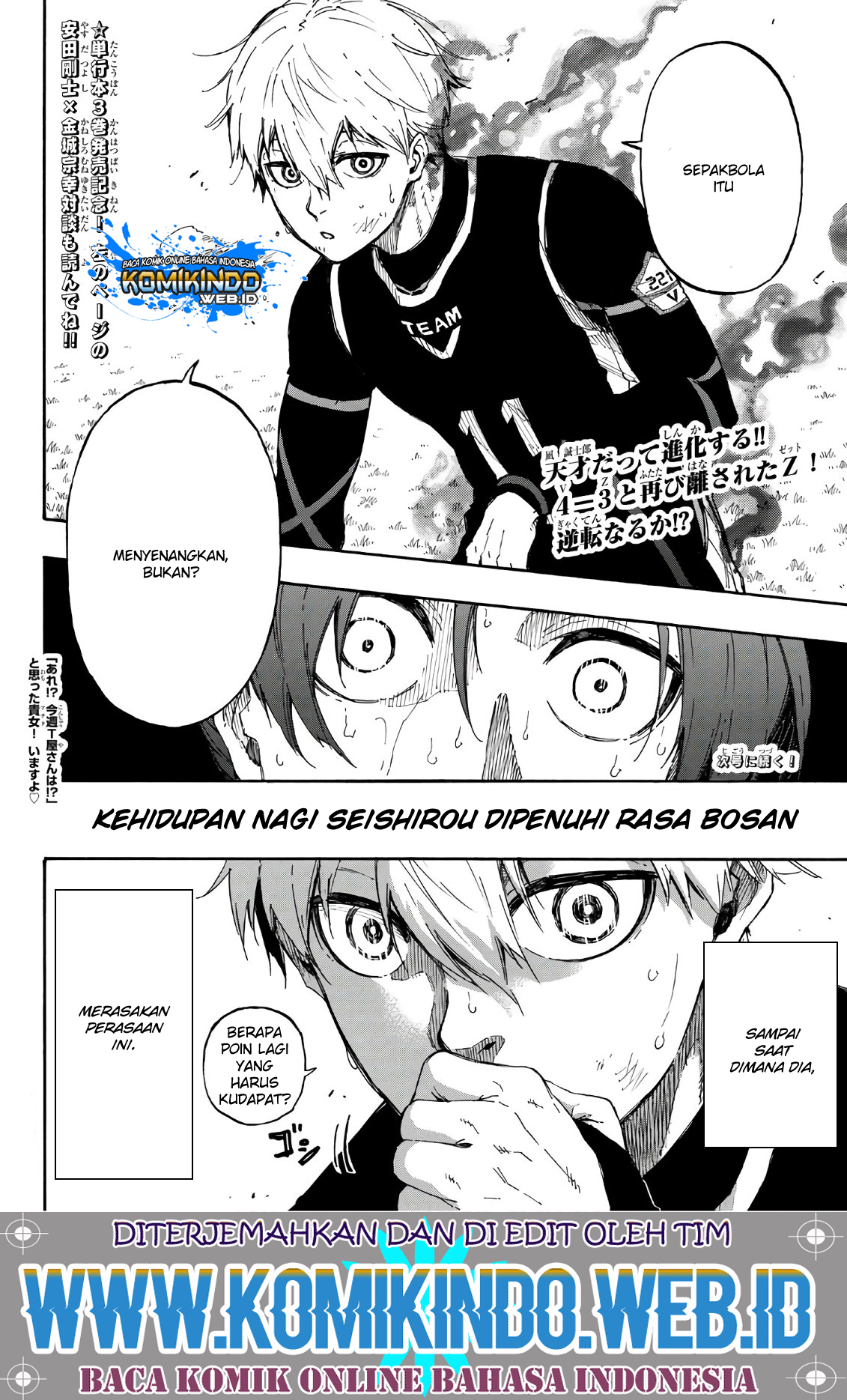 Blue Lock Chap 32 - Next Chap 33