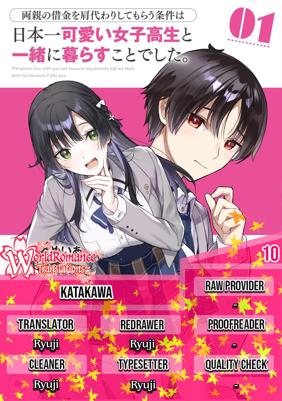 Komik Ryoushin no Shakkin wo Katagawari Shite Morau Jouken wa Nihon’ichi Kawaii Joshikousei to Issho ni Kurasu Koto Chap 10 - Next Chap 11