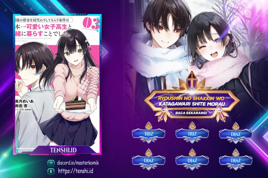 Komik Ryoushin no Shakkin wo Katagawari Shite Morau Jouken wa Nihon’ichi Kawaii Joshikousei to Issho ni Kurasu Koto Chap 20 - Next Chap 21