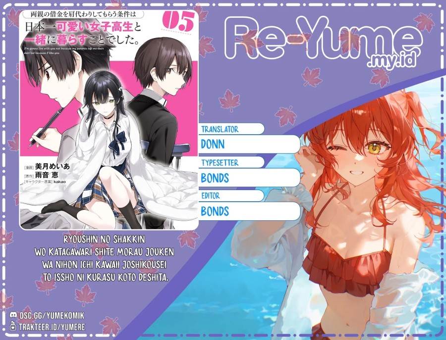 Komik Ryoushin no Shakkin wo Katagawari Shite Morau Jouken wa Nihon’ichi Kawaii Joshikousei to Issho ni Kurasu Koto Chap 38 - Next Chap 39