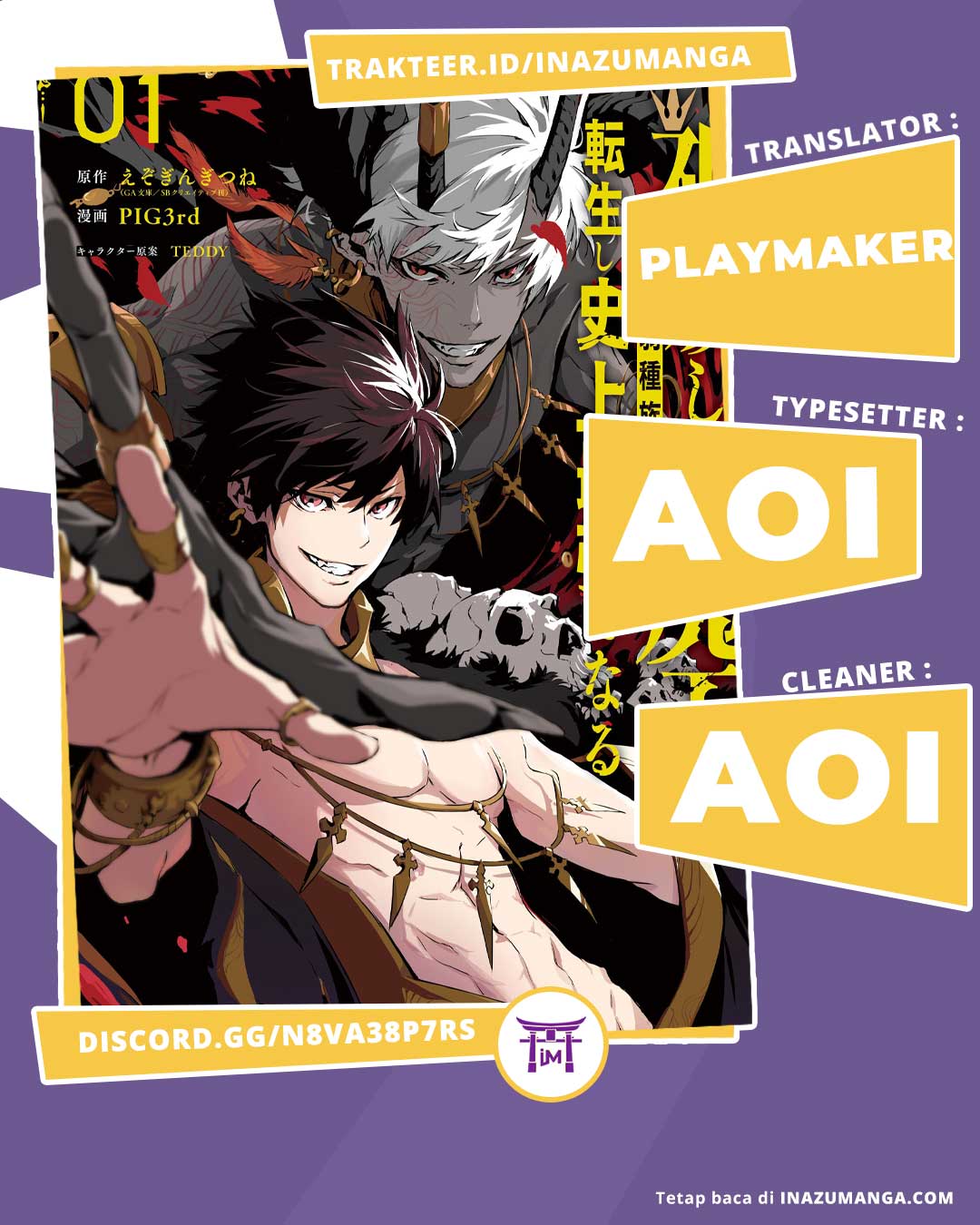 Kamigoroshi no Maou Saijyaku Shuzoku ni Tensei shi Shijyou Saikyou ni naru Chap 4 - Next Chap 5