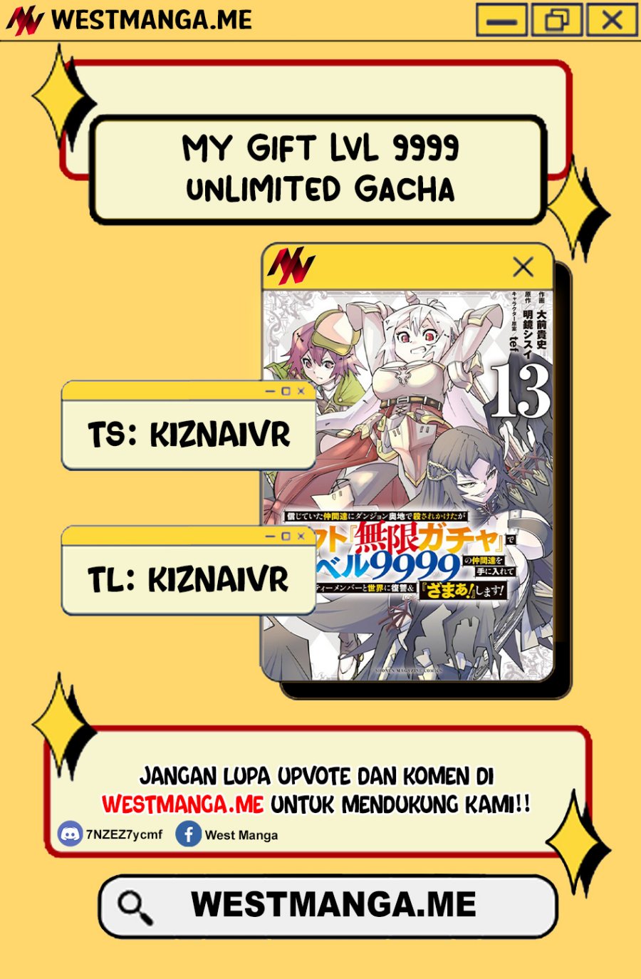 My Gift LVL 9999 Unlimited Gacha Chap 176 - Next Chap 177