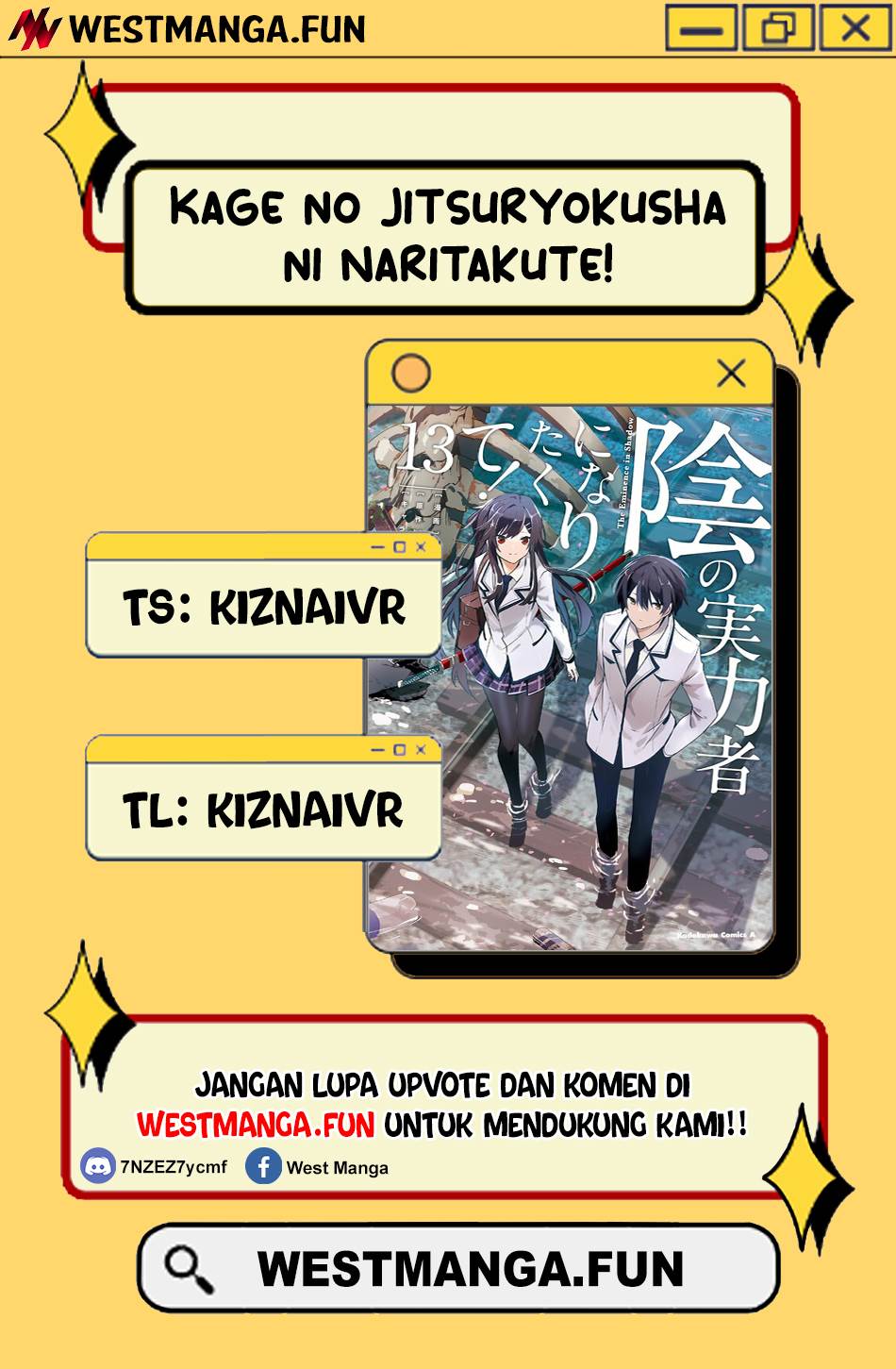 Kage no Jitsuryokusha ni Naritakute Chap 68 - Next Chap 69