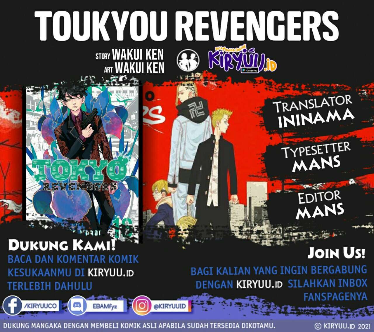 Tokyo卍Revengers Chap 188 - Next Chap 189