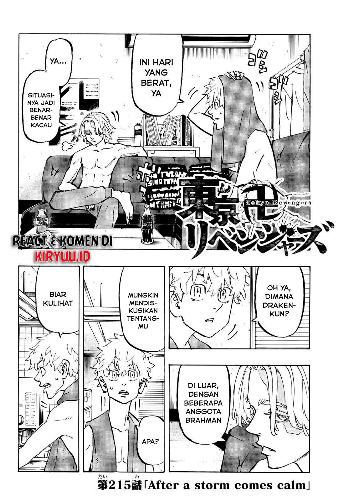 Tokyo卍Revengers Chap 215 - Next Chap 216