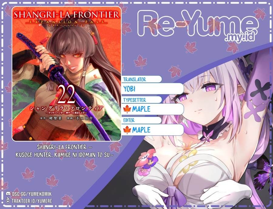 Shangri-La Frontier ~ Kusoge Hunter, Kamige ni Idoman to su~ Chap 221 - Next Chap 222