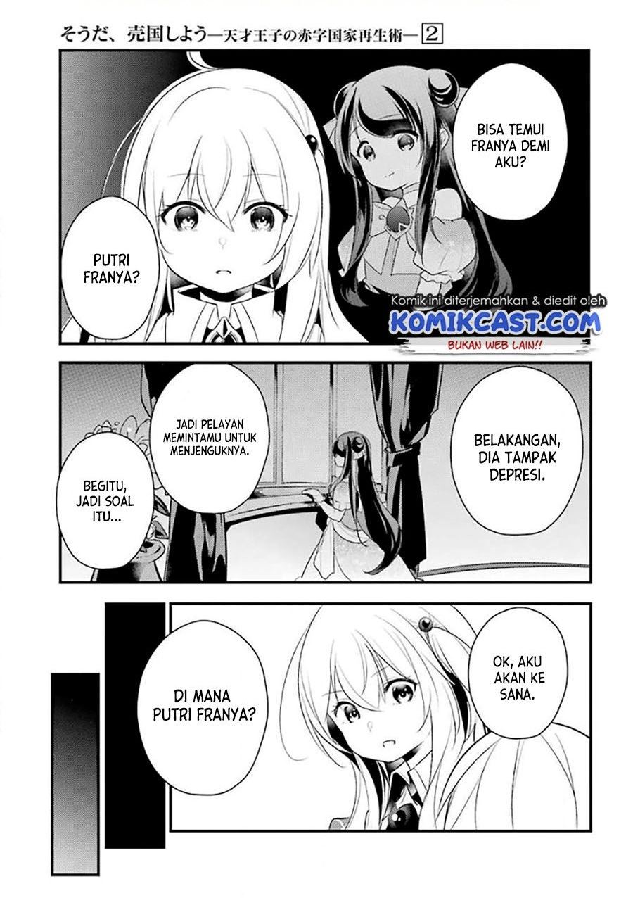Tensai Ouji no Akaji Kokka Saisei Jutsu – Souda, Baikoku Shiyou Chap 31 - Next Chap 32
